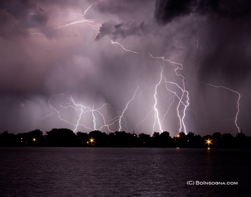 James “Bo” Insogna, of Longmont, specializes in lightning photography. Check out more of his lightning-strike photos at <a href=