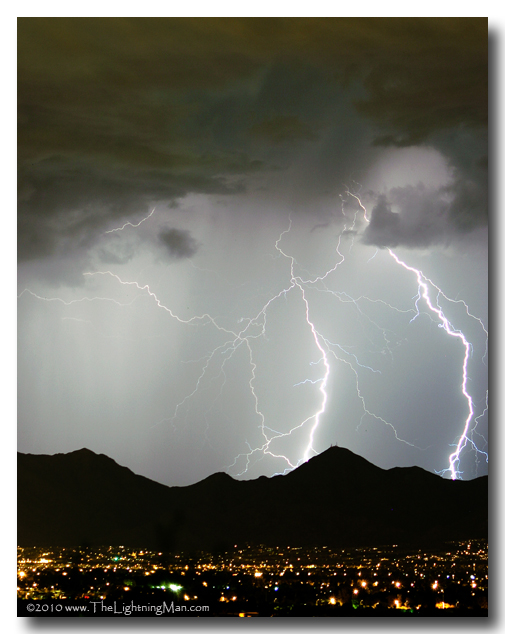 Midnight Lightning Storm Rider Photography