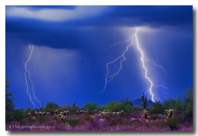 IMG 7387 600DSs2 Colors of the Desert Monsoon Thunderstorm Lightning Bolts Striking
