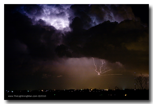 IMG 0011a 600DSs Lightning Thunderstorm Cell 08 15 10 Photography Image