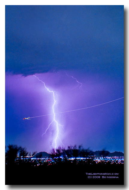 Bo trek lightning strike 2 600DSs Bo Trek Lightning Image Photography Print