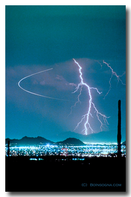 Bo trek lightning strike 6001DSs Bo Trek Lightning Image Photography Print